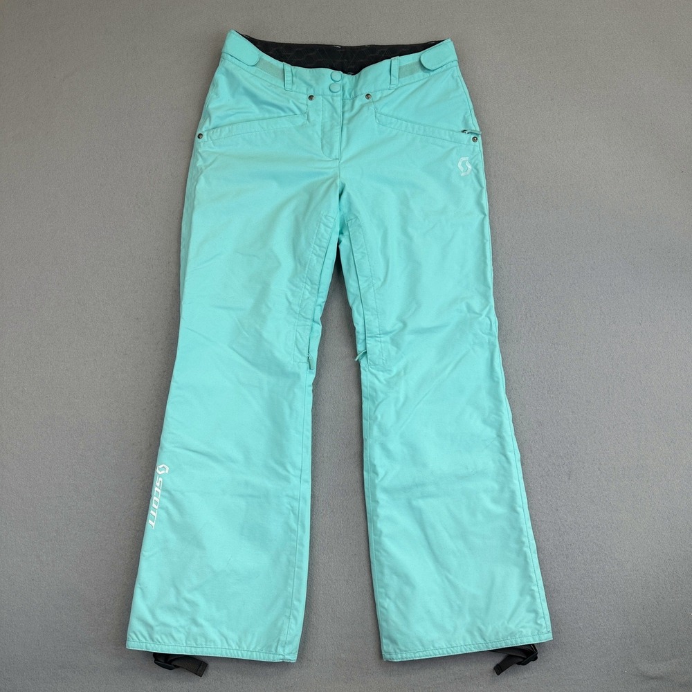 Scott Snow Pants Women US 2 Aqua Blue Ski Snowboard Insulated Vented Outdoor